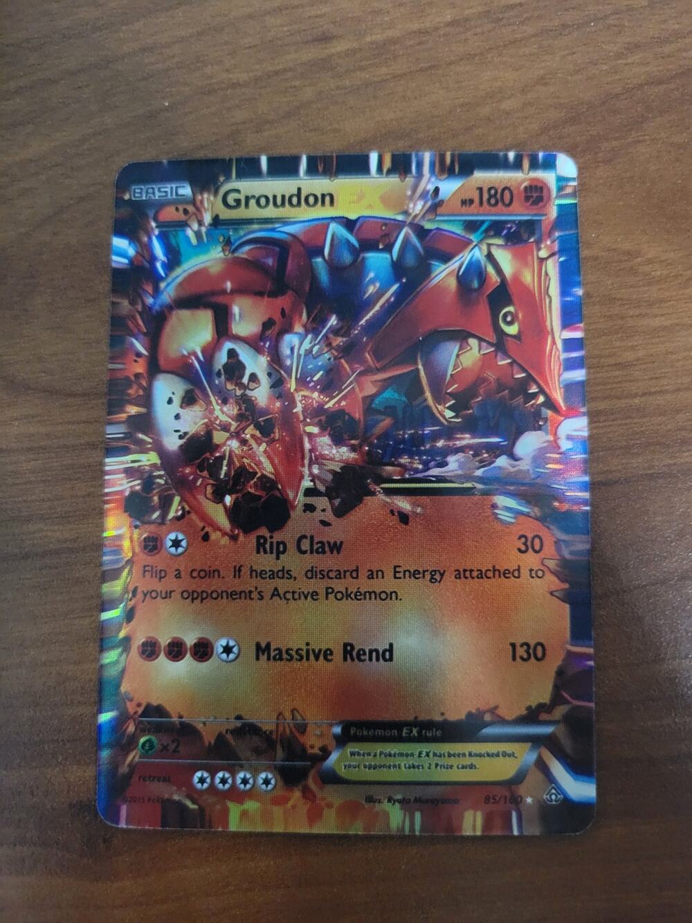 2015 Groudon EX